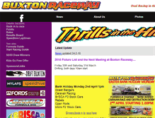 Tablet Screenshot of buxtonraceway.com